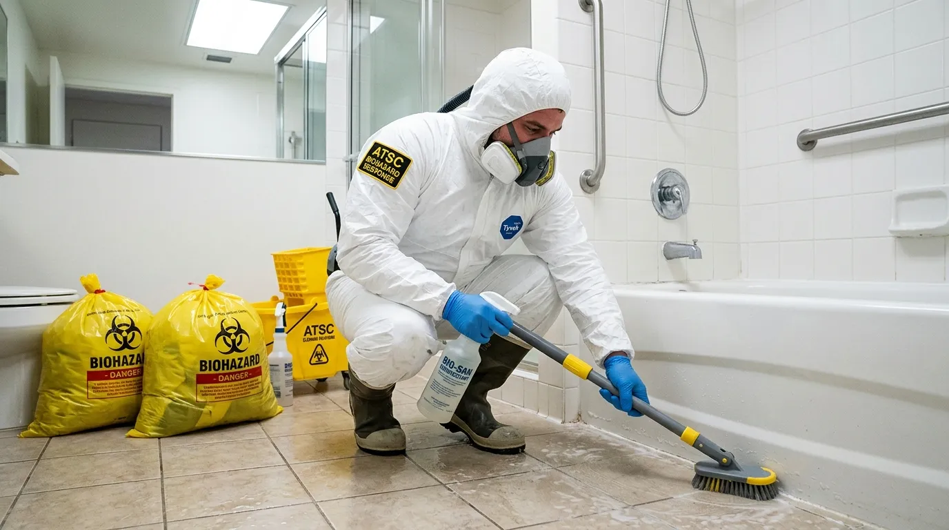 Decontamination equipment deployed for Blood Cleanup in Hartford City